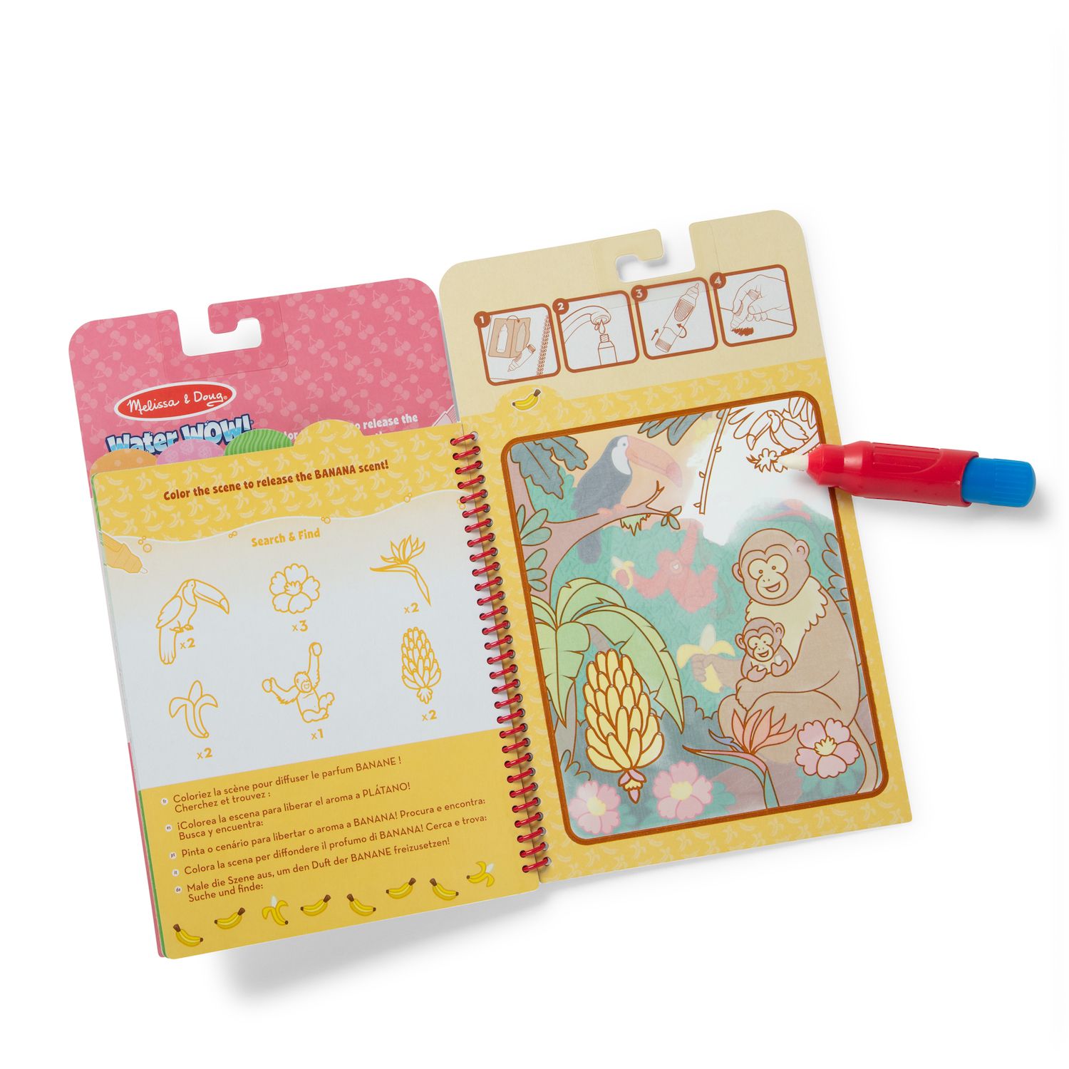Детские игрушки Melissa & Doug Scented WOW! Water-Reveal Pad