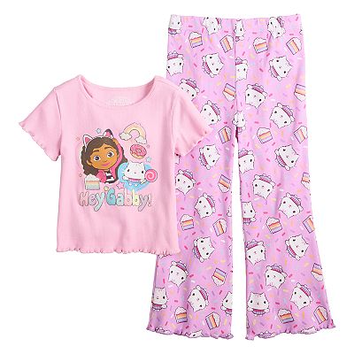 Pyjama Gabby's Dollhouse Pour Fille - 2 Pièces Velours Doux - Taille 3 à 8 Ans