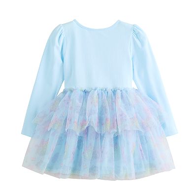 Girls 4-12 Gabby's Dollhouse Rainbows And Lollipops Tiered Tutu Dress