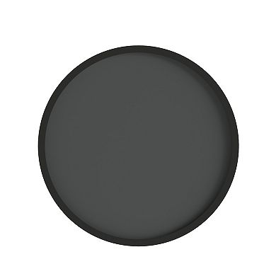 Merrick Lane Mulberry Set Of 2 Round Magnetic Chalkboards With Solid Wood Frame