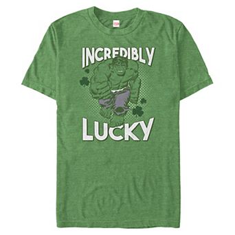 Big & Tall Marvel Hulk Incredibly Lucky Graphic Tee