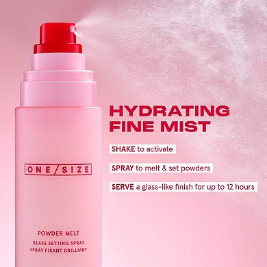 Powder Melt Glass Setting Spray