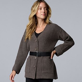 Women's Simply Vera Vera Wang Sweater Coat