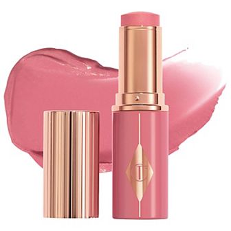 Charlotte Tilbury Unreal Lip + Cheek Glow Blush Stick with Hyaluronic Acid