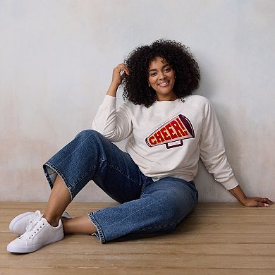Plus Size LC Lauren Conrad Long Sleeve Sweatshirt