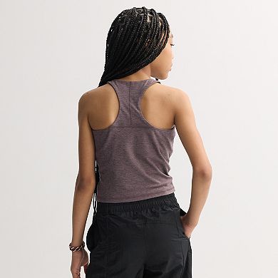 Girls 7-16 FLX Brushed High Neck Tank Top