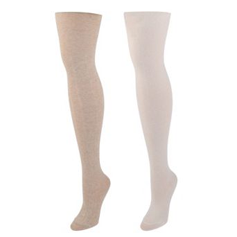 Girls 4-14 Elli by Capelli 2 pk Cotton Tights