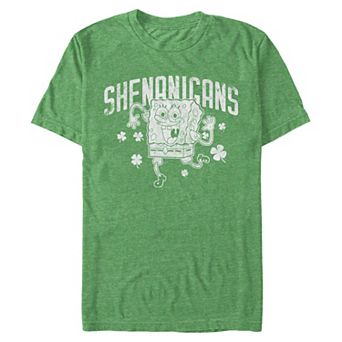 Big & Tall SpongeBob SquarePants Happy Shenanigans Graphic Tee