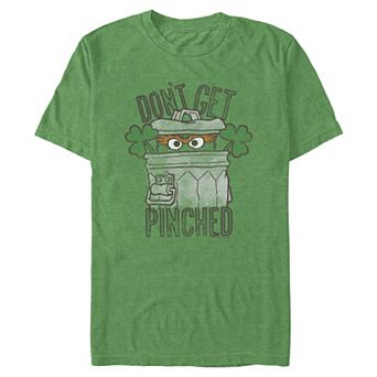 Big & Tall Sesame Street Oscar Don't Get Pinched Graphic Tee