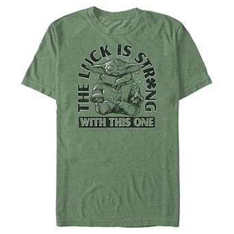 Big & Tall Star Wars The Mandalorian The Luck Is Strong Graphic Tee