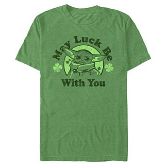 Big & Tall Star Wars The Mandalorian May Luck Be With You Graphic Tee