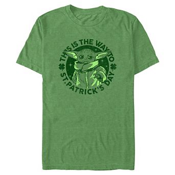 Big & Tall Star Wars The Mandalorian The Way To Saint Patrick's Day Graphic Tee