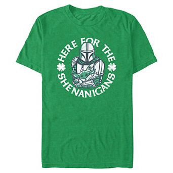 Big & Tall Star Wars The Mandalorian The Child Here For The Shenanigans Graphic Tee