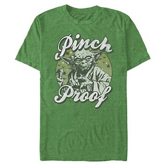 Big & Tall Star Wars Yoda Pinch Proof Graphic Tee