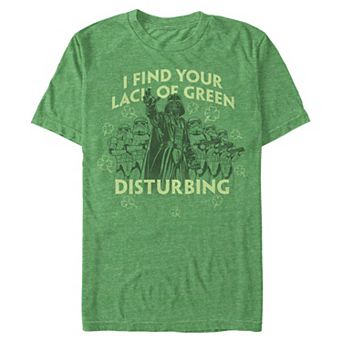 Big & Tall Star Wars Darth Vader Lack Of Green Disturbing Graphic Tee