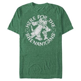 Big & Tall Tom & Jerry Here For The Shenanigans Graphic Tee