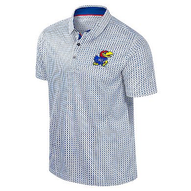 Men's Colosseum Royal Kansas Jayhawks Big & Tall Marty Rival Polo