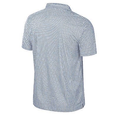 Men's Colosseum Royal Kansas Jayhawks Big & Tall Marty Rival Polo