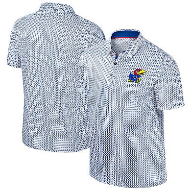 Men's Colosseum Royal Kansas Jayhawks Big & Tall Marty Rival Polo