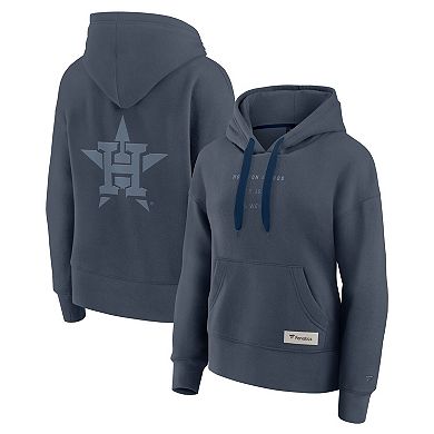 Women's Fanatics Blue Houston Astros Elements Future Ground Subtle Tonal Pullover Hoodie