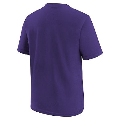 Youth Nike Purple Arizona Diamondbacks Team Logo T-Shirt