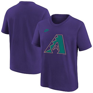 Youth Nike Purple Arizona Diamondbacks Team Logo T-Shirt
