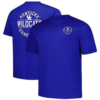 Men's Fanatics Royal Kentucky Wildcats Big & Tall Fast Break 2 Hit T-Shirt