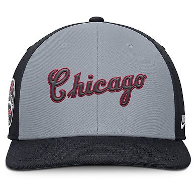 Men's Nike Gray/Navy Chicago White Sox Pro Performance Snapback Hat