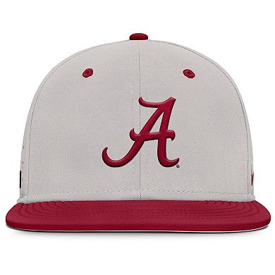 Men's Nike Gray Alabama Crimson Tide Dugout True Dri-FIT Fitted Hat