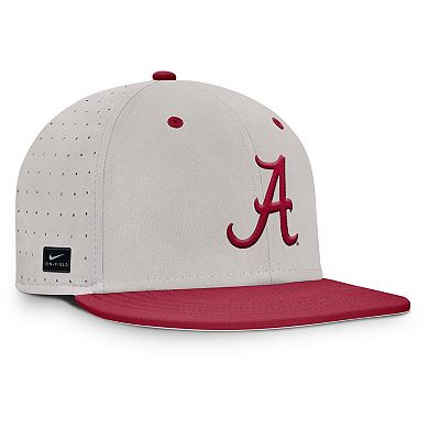 Men's Nike Gray Alabama Crimson Tide Dugout True Dri-FIT Fitted Hat