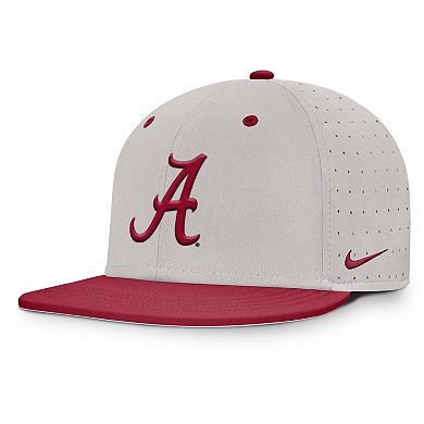 Men's Nike Gray Alabama Crimson Tide Dugout True Dri-FIT Fitted Hat