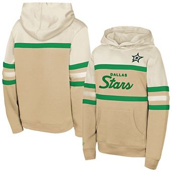 Youth Mitchell & Ness Tan Dallas Stars Head Coach Pullover Hoodie