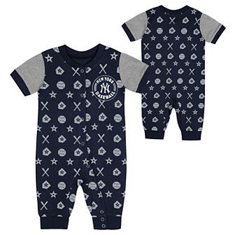 Newborn Navy New York Yankees Hard 90 Coveralls