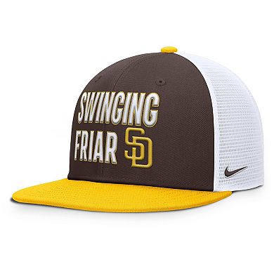 Men's Nike Brown San Diego Padres Pro Trucker Snapback Hat