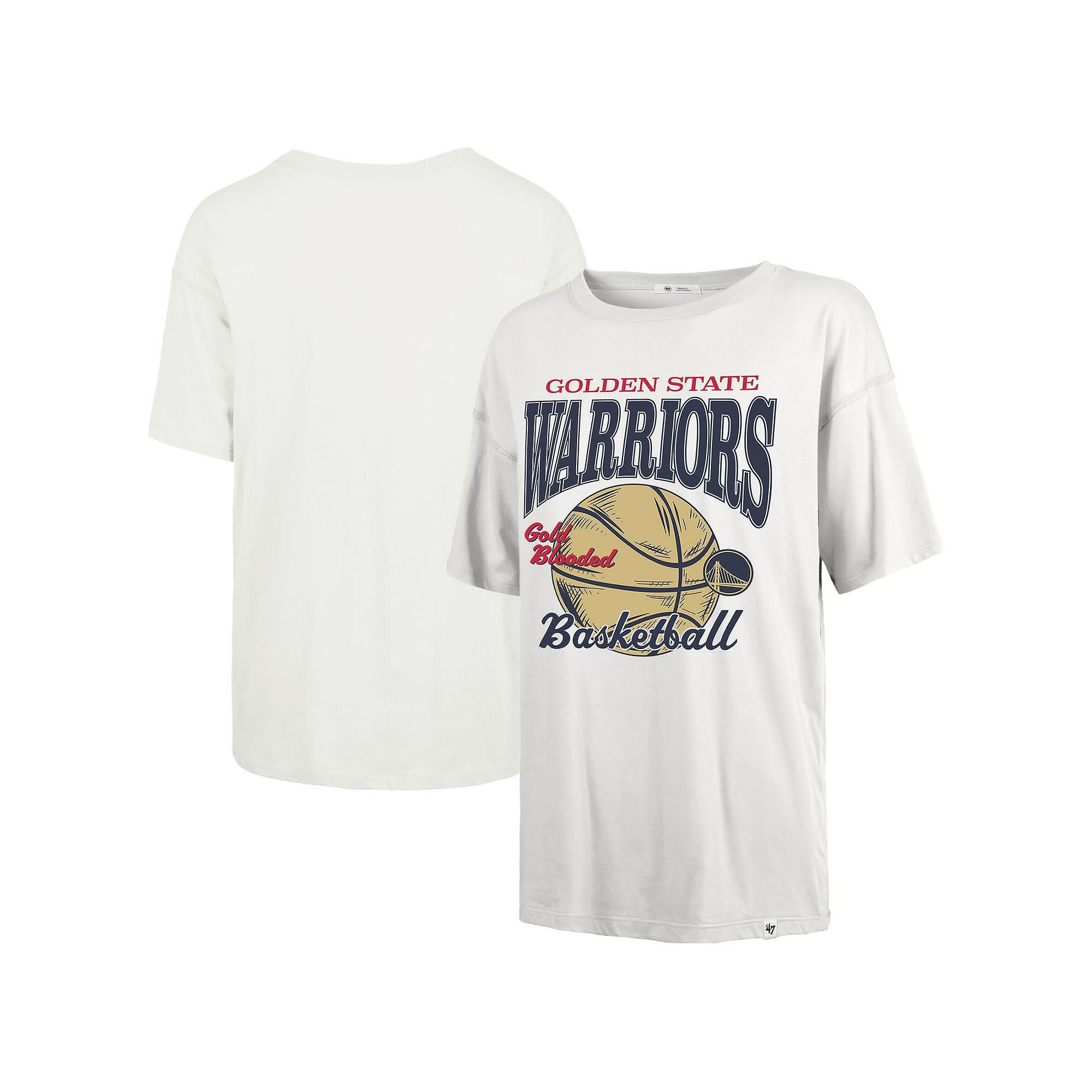 Womens 47  White Golden State Warriors City Edition Down Court Sadie T-Sh