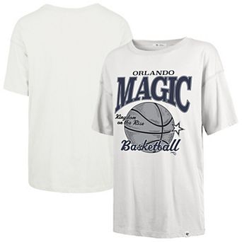 Women's '47 White Orlando Magic City Edition Down Court Sadie T-Shirt