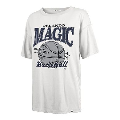 Women's '47 White Orlando Magic City Edition Down Court Sadie T-Shirt
