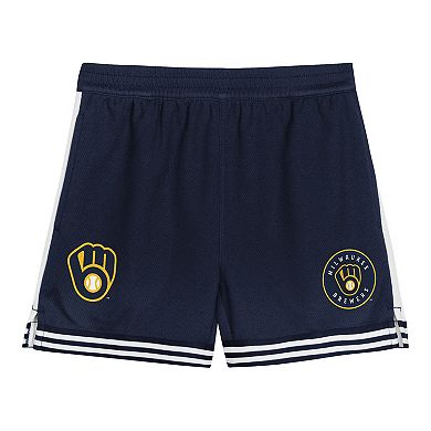 Preschool Gold Milwaukee Brewers Hitter Infielder 2-Piece Set