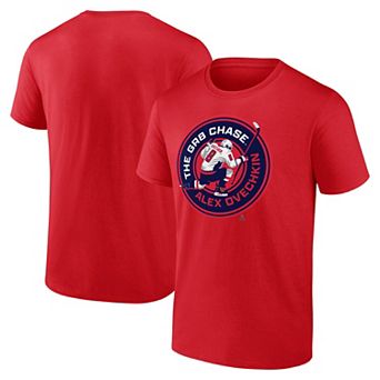 Men's Fanatics Alexander Ovechkin Red Washington Capitals The GR8 Chase T-Shirt