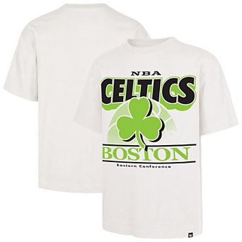 Men's '47 White Boston Celtics City Edition Shifty Foundation T-Shirt