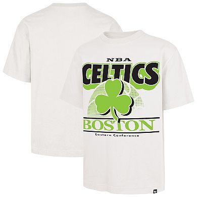 Men's '47 White Boston Celtics City Edition Shifty Foundation T-Shirt