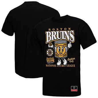 Men's Mitchell & Ness Black Boston Bruins Local Food T-Shirt