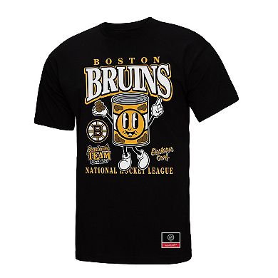 Men's Mitchell & Ness Black Boston Bruins Local Food T-Shirt