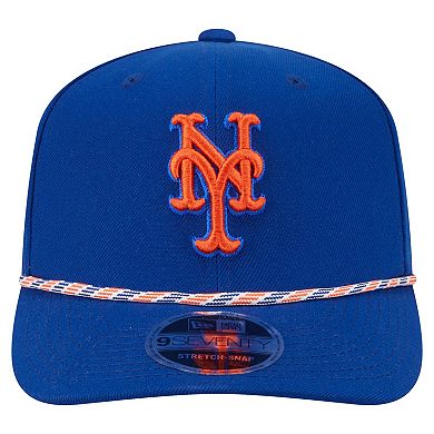 Men's New Era Royal New York Mets Multi-Rope 9SEVENTY Stretch-Snap Hat