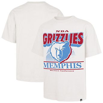 Men's '47 White Memphis Grizzlies City Edition Shifty Foundation T-Shirt