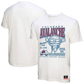 Men's Mitchell & Ness White Colorado Avalanche Local Food T-Shirt