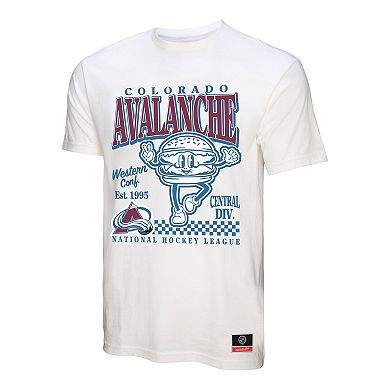Men's Mitchell & Ness White Colorado Avalanche Local Food T-Shirt