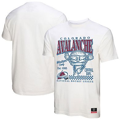 Men's Mitchell & Ness White Colorado Avalanche Local Food T-Shirt