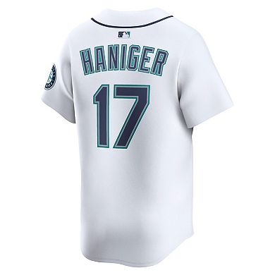 Men's Nike Mitch Haniger White Seattle Mariners Alternate Limited Player Jersey