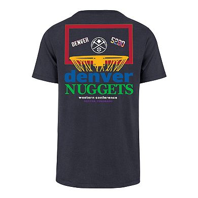 Men's '47 Blue Denver Nuggets City Edition Backboard T-Shirt